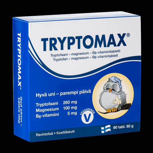 HANKINTATUKKU TRYPTOMAX su triptofanu, 60 tablečių kaina