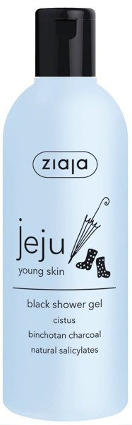 Ziaja Jeju Young Skin juodoji dušo želė, 300 ml