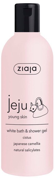 Ziaja Jeju Young Skin baltoji vonios ir dušo želė, 300 ml