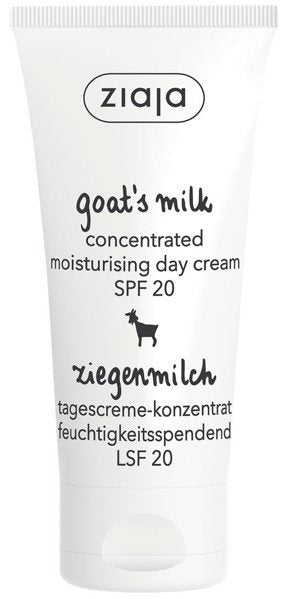 Ziaja ožkų pieno koncentruotas dieninis veido kremas SPF 20, 50 ml