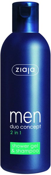 Ziaja MEN 2 in 1 duo želė + šampūnas, 300 ml