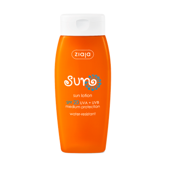 Ziaja Sun Line Vandeniui atsparus losjonas nuo saulės SPF 20, 150 ml.