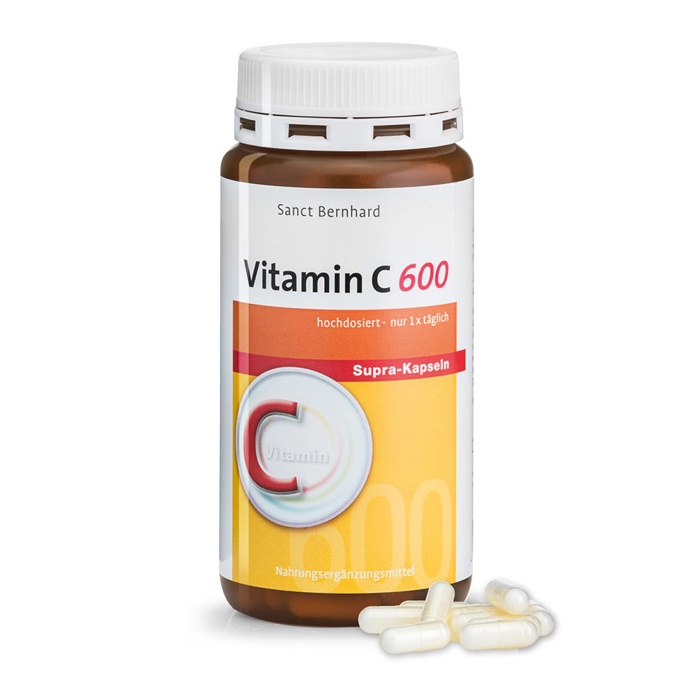 Sanct Bernhard Vitaminas C 600mg, 180 kapsulių