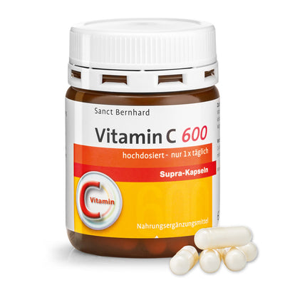 Sanct Bernhard Vitaminas C 600mg, 60 kapsulių