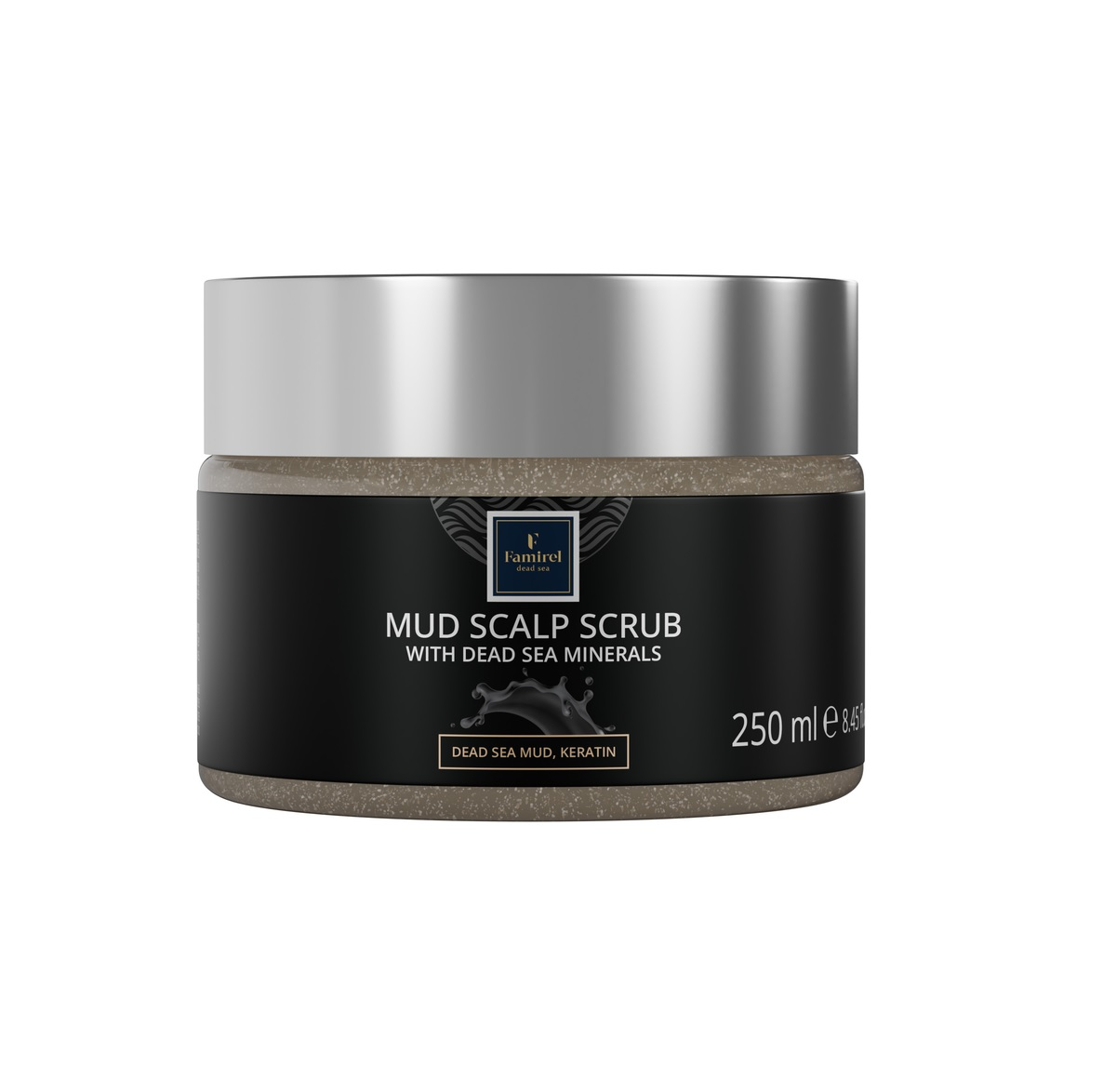 Famirel Scalp Scrub – Galvos Odos Šveitiklis su Negyvosios Jūros Purvu ir Keratinu 250 ml