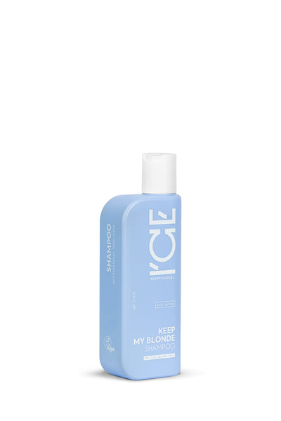 ICE Keep My Blonde šampūnas šviesiems plaukams šalinantis geltoną atspalvį, 250 ml