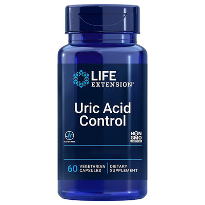 Life Extension Uric Acid Control 500 mg, 60 kapsulių