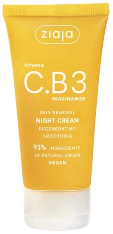 Naktinis veido kremas Ziaja Vitamin C.B3 Niacinamide, 50 ml