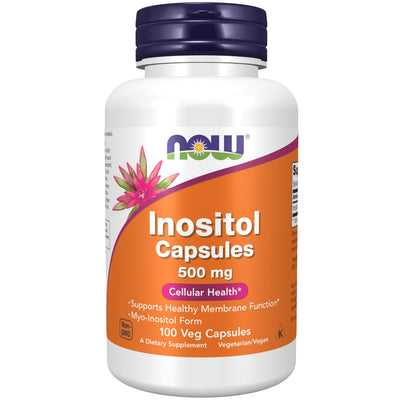 NOW Inositolis 500mg, 100 kapsulių