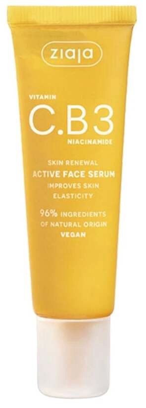 Serumas Ziaja Vitamin C.B3 Niacinamide, 30 ml