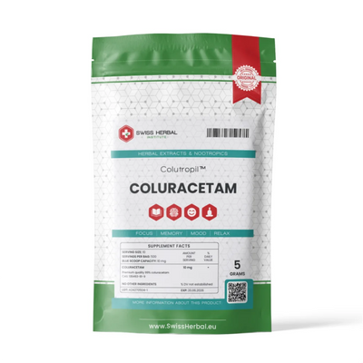 Swiss Herbal Institute Colura3etam & Choline 20 mg / 600 mg, 60 kapsulių