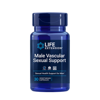 Life Extension Male Vascular Sexual Support 100 mg, 30 kapsulių