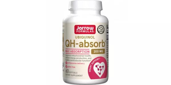 Jarrow Formulas Ubiquinol QH-absorb 200 mg, 30 kapsulių