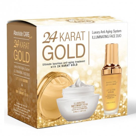 ABSOLUTE CARE 24K GOLD kremas ir serumas veidui, 30 ml, 50 ml kaina