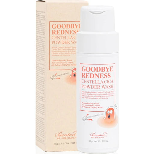 Benton raminanti veido prausimo milteliai Goodbye Redness - 80 g