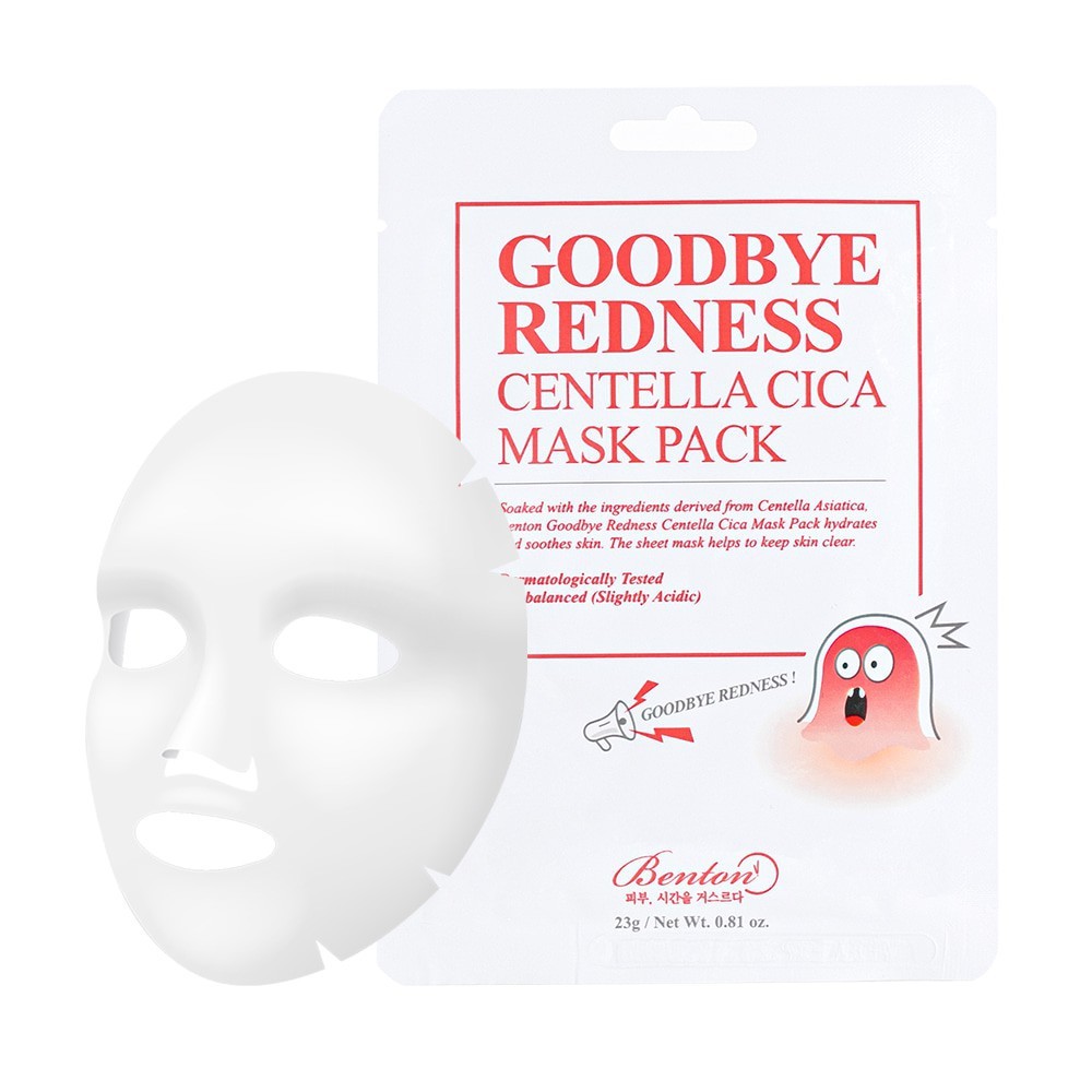 Benton Soothing Goodbye Redness Centella kaukė - 1 vnt