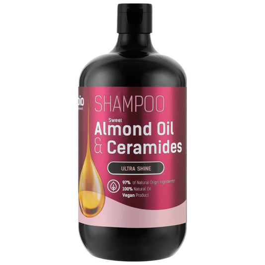 BIO NATURELL Sweet Almond Oil & Ceramides Sampunas visu tipu plaukams, 946 ml kaina