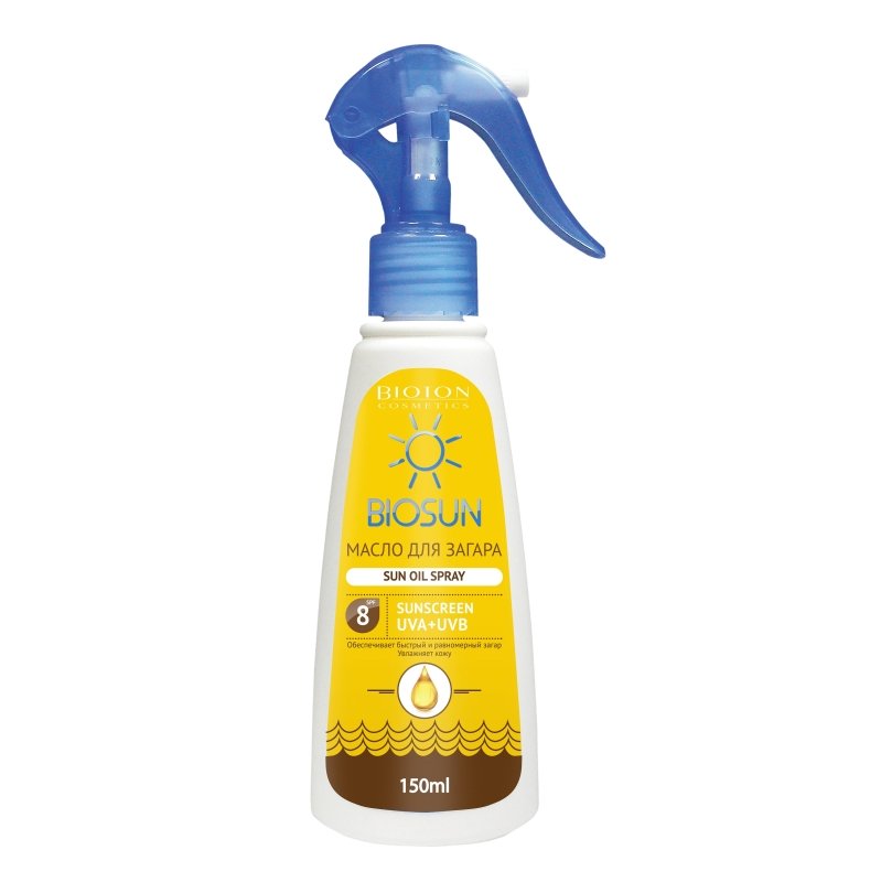 BIOSUN Idegio aliejus SPF 8, 150 ml kaina