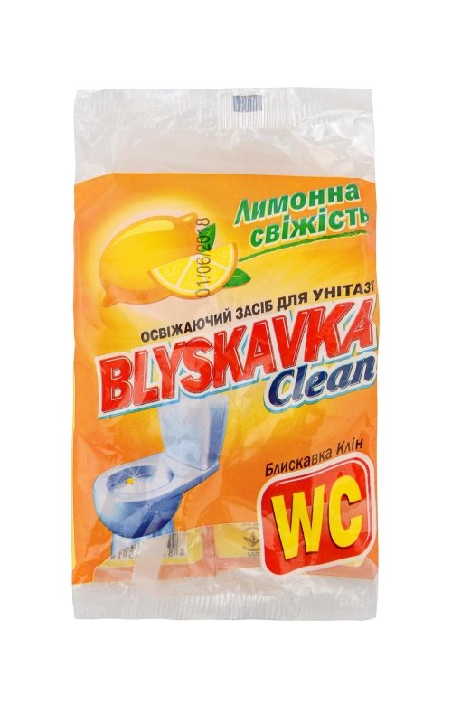 BLYSKAVKA CLEAN WC valiklis - gaiviklis Citrinine gaiva, 37 g kaina