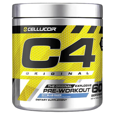 Cellucor C4 Original prieš treniruotę ledas mėlyna avietė - 390 g