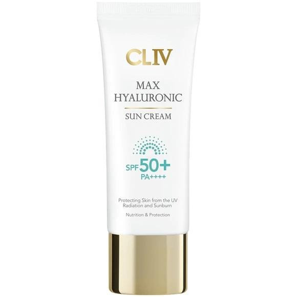 Cliv Max Hyaluroninis kremas nuo saulės SPF 50+ PA++++ - 35 ml