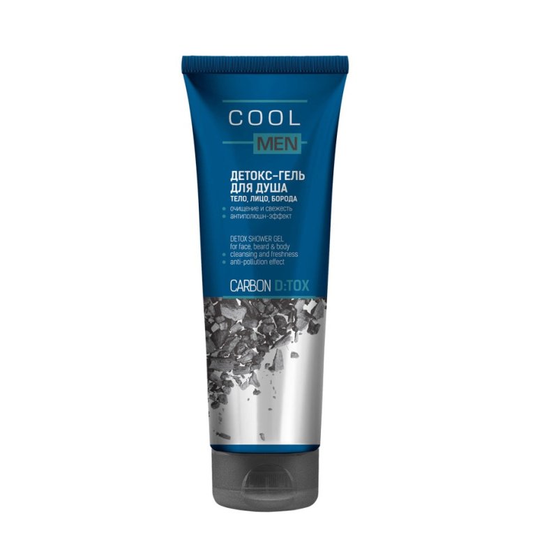 COOL MEN Detox duso gelis Detox Carbon, 250 ml kaina