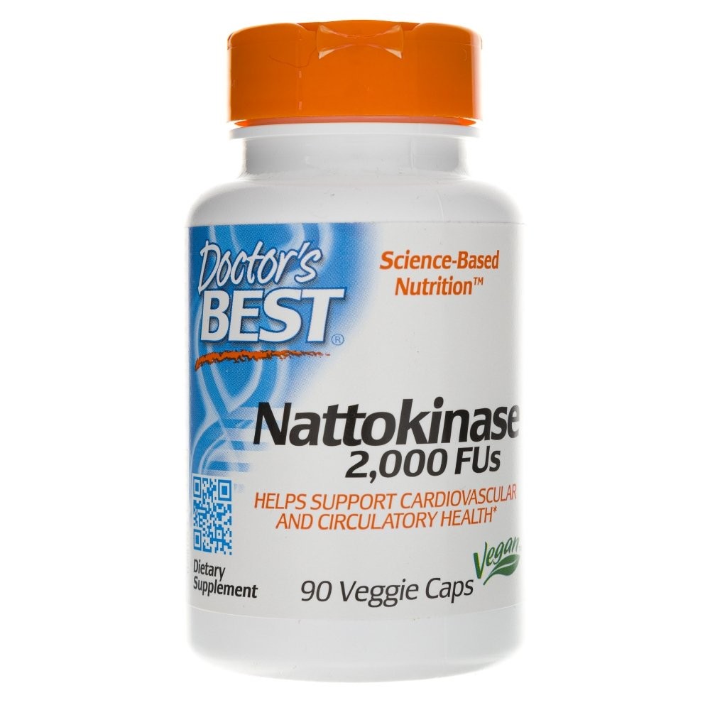 Doctor's Best Nattokinase 2000 FU – 90 kapsulių