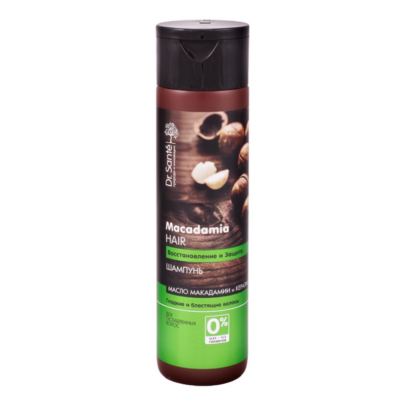 "Dr.S Macadamia Hair" Plauku sampunas (atstatymas ir apsauga) 250ml kaina