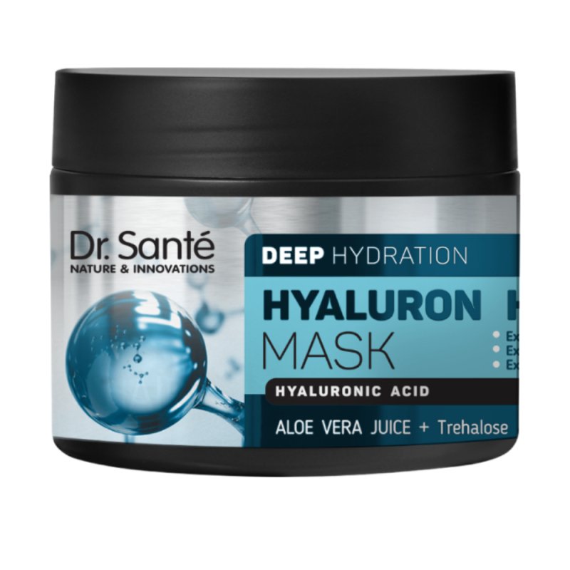 DR.SANTE Hyaluron Hair Deep Hydration Plauku kauke, 300 ml kaina