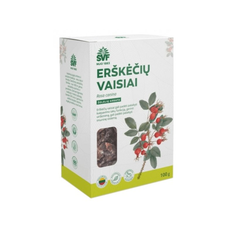 Erškėčių vaisiai, Žolelių arbata, 100g kaina