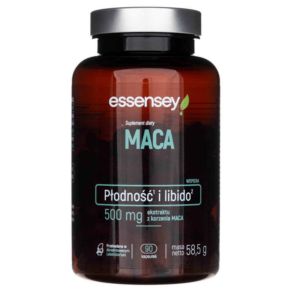 Essensey Maca 500 mg – 90 kapsulių