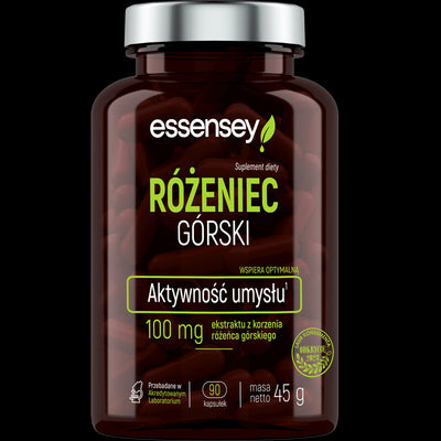 Essensey Rhodiola Rosea 100 mg - 90 kapsulių