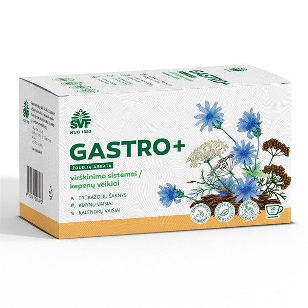 Gastro+, Žolelių arbata, 20 vnt kaina