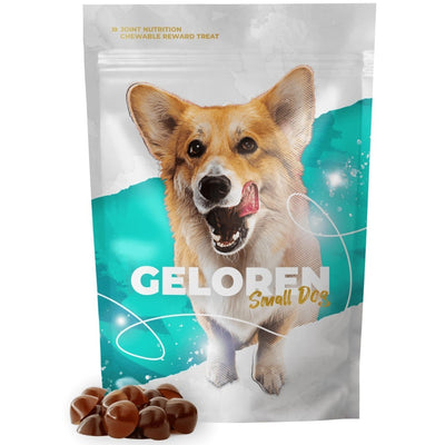 Geloren Small Dog papildų mišinys, želė pupelės šunims sąnariams - 180 g