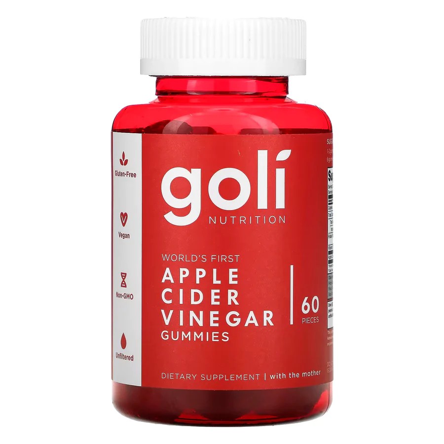 Goli Nutrition obuolių sidro actas - 60 gelių