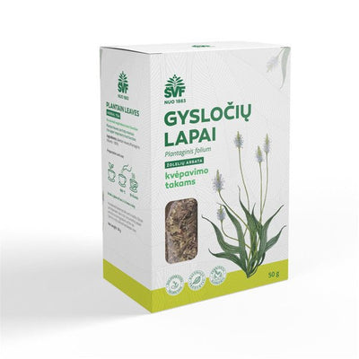 Gysločių lapai, Žolelių arbata, 50g kaina