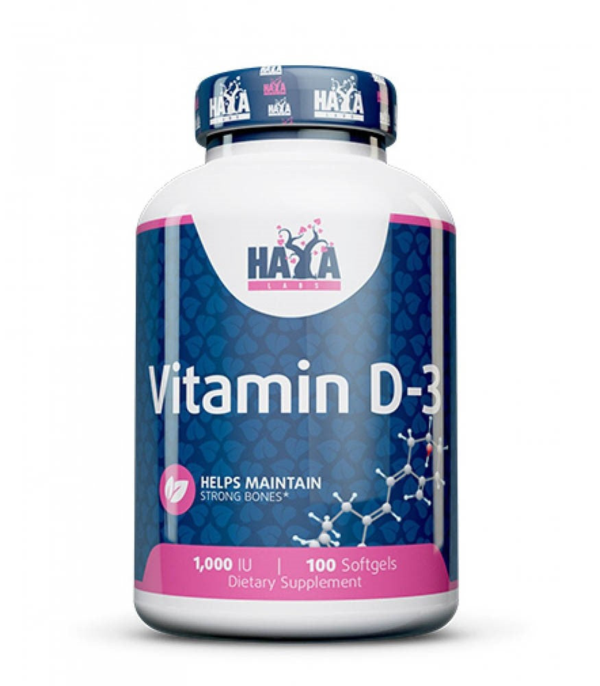 Haya Labs Vitaminas D3 5000 TV – 250 kapsulių