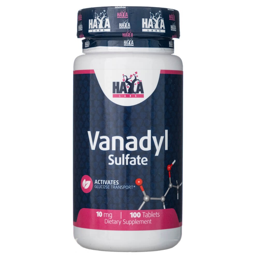 Haya Labs Vanadyl Sulfate 10 mg - 100 tablečių