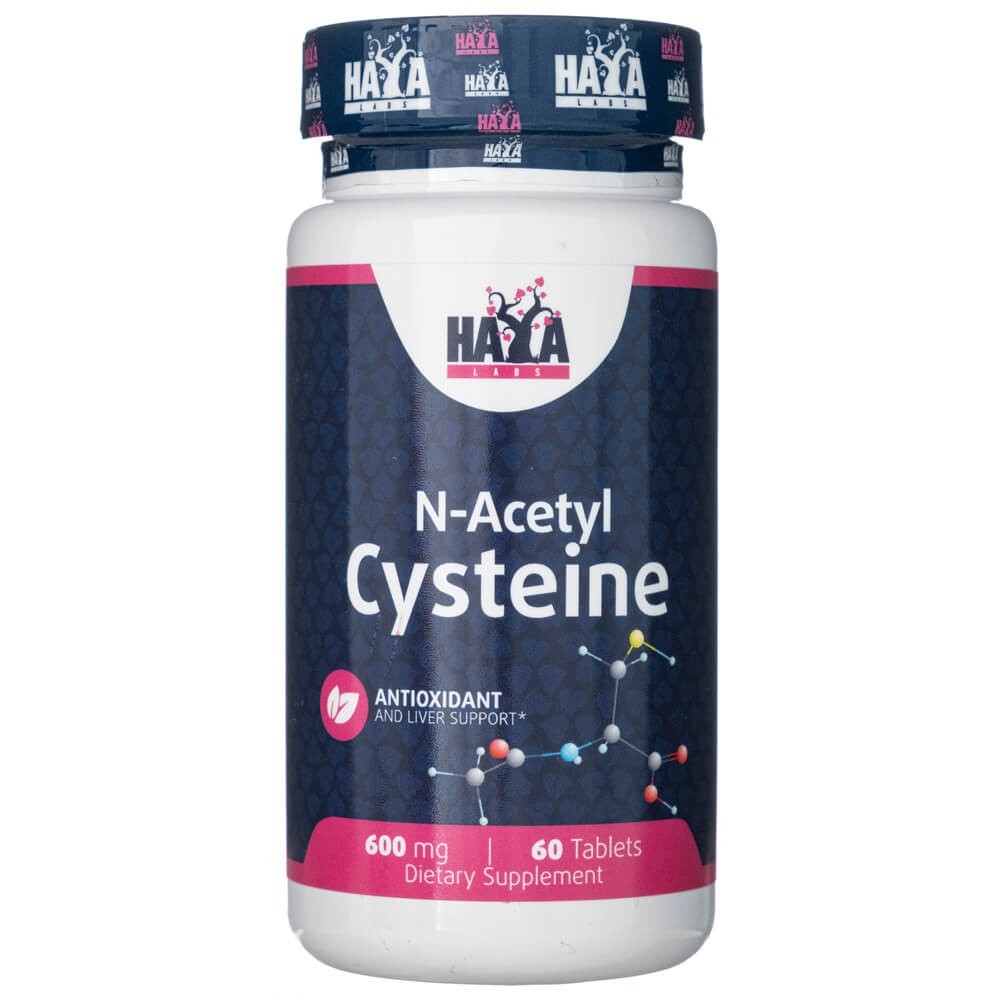 Haya Labs N-acetilcisteinas 600 mg – 60 tablečių