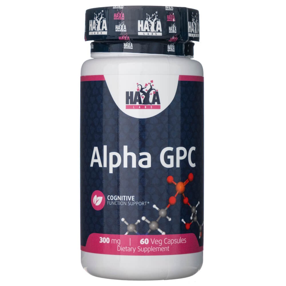 Haya Labs Alpha GPC 300 mg - 60 kapsulių