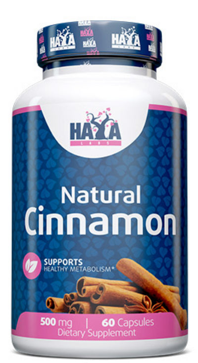 Haya Labs Organic Cinamon 500 mg - 60 kapsulių