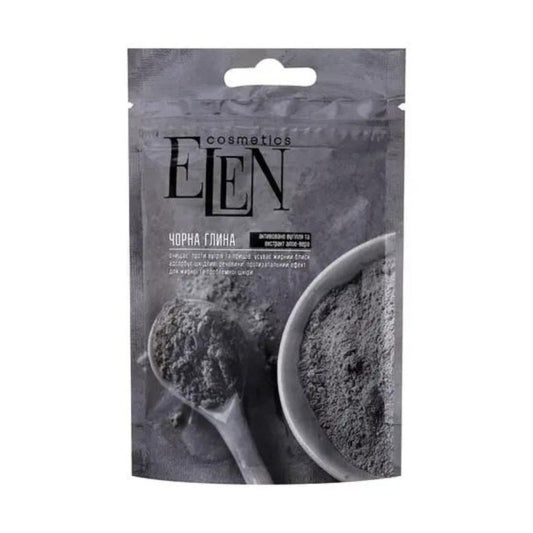 I_ELEN COSMETICS Juodasis molis su aktyvuota anglimi ir alaviju ekstraktu, 50 g kaina