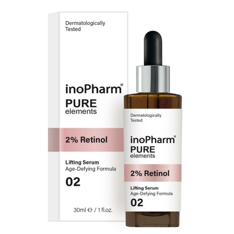 INOPHARM, veido serumas su 2% retinolio, 30 ml kaina