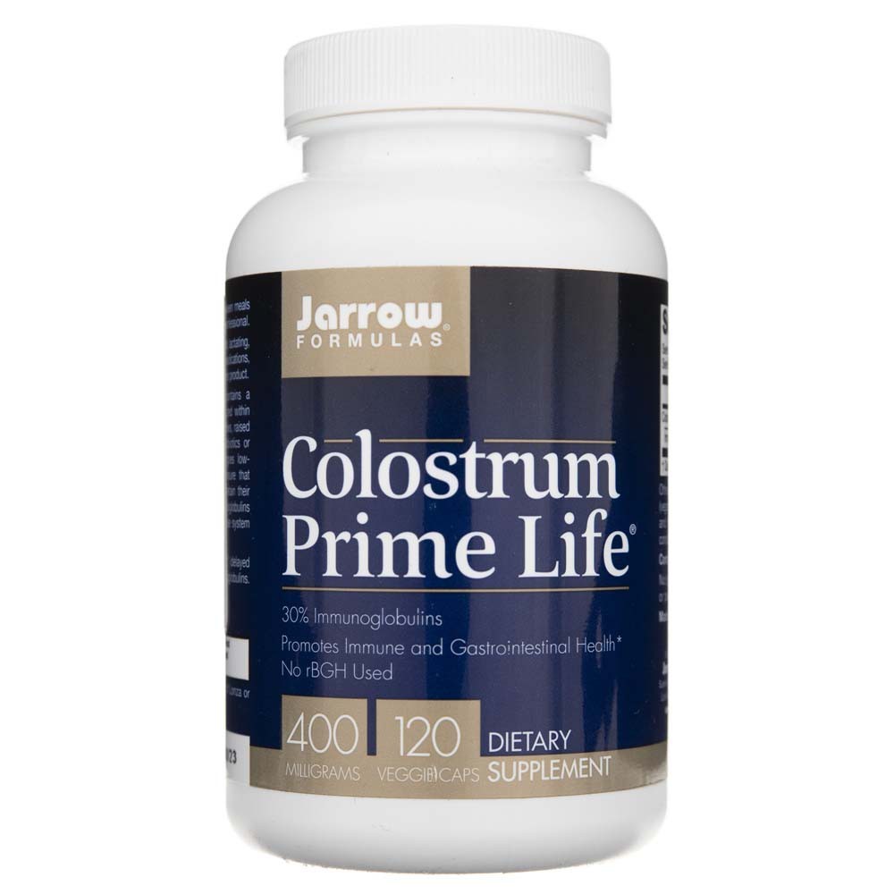 Jarrow Formulas Colostrum Prime Life® 400 mg – 120 kapsulių