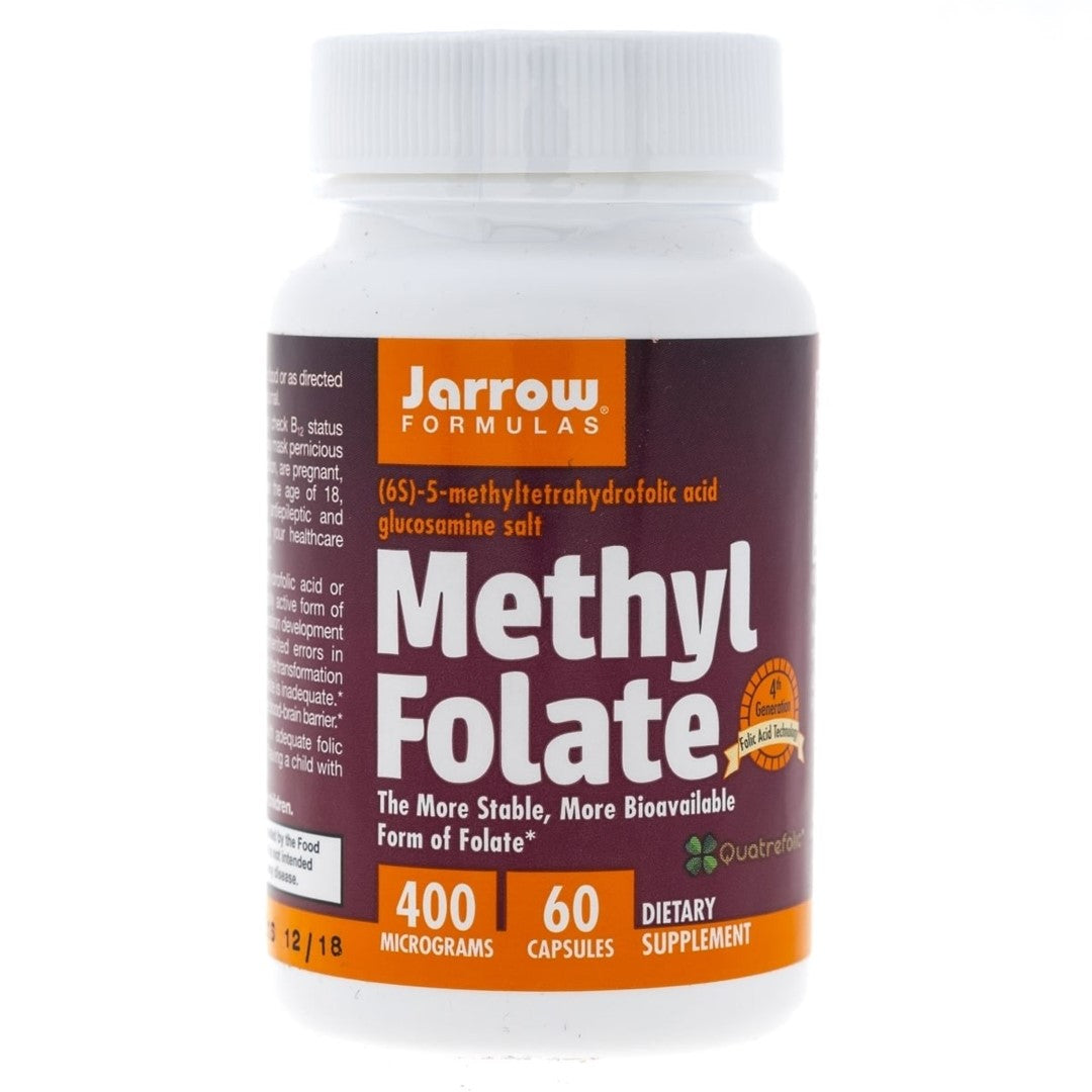 Jarrow Formulas metilo folio rūgšties 400 mcg - 60 kapsulių