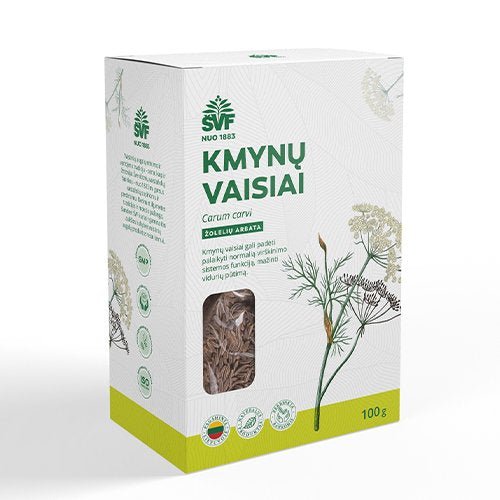 Kmynų vaisiai, Žolelių arbata, 100g kaina