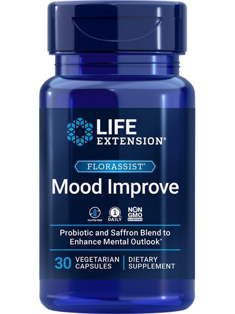 Gyvenimo pratęsimas FLORASSIST® Mood Improve – 30 kapsulių