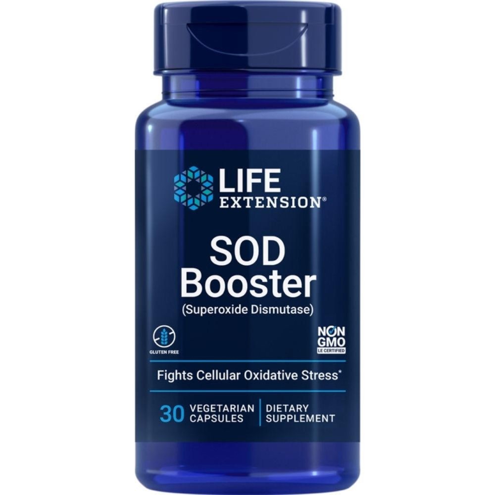 Life Extension SOD Booster (superoksido dismutazė) - 30 kapsulių