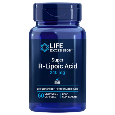 Life Extension R-Alpha Lipoic Acid (Na-RALA) – 60 kapsulių