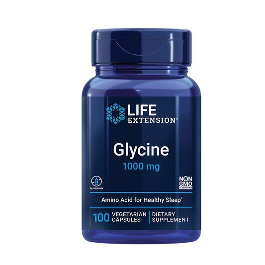 Life Extension Glicinas 1000 mg, 100 kapsulių
